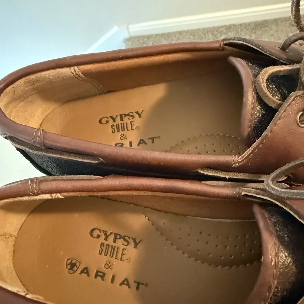 Gypsy Soule & Ariat Rockin’ Gypsy Studded Womens Leather Loafer Size 7.5